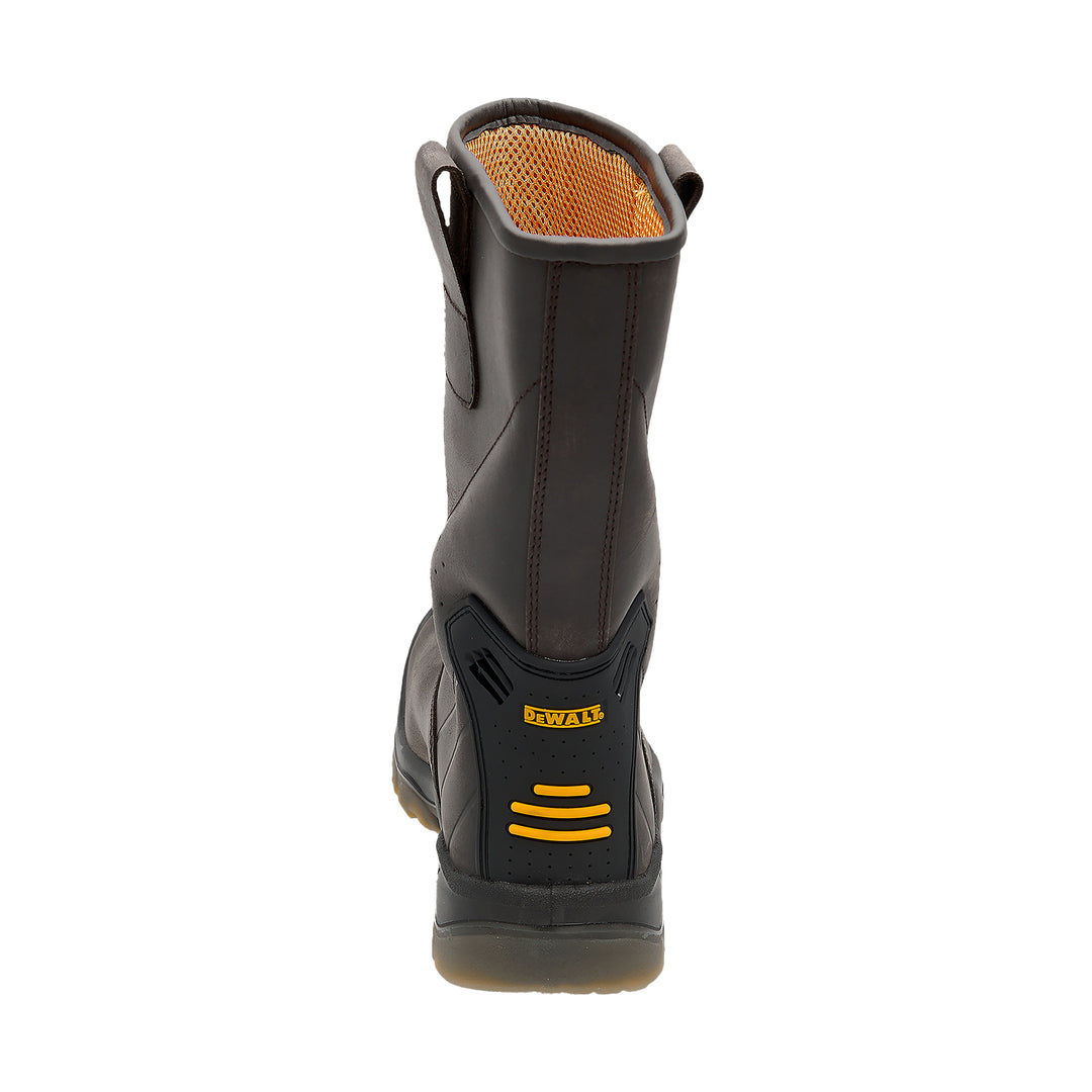 DEWALT Tungsten Waterproof, Steel Safety Toe Cap, Rigger Work Boot Heel view