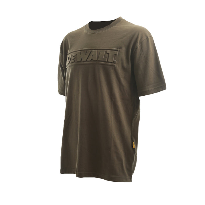 DEWALT 3D Crew Neck T-Shirt Olive 3/4 View