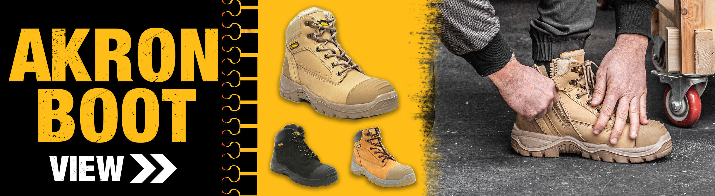 DEWALT Akron side zip boot, view now
