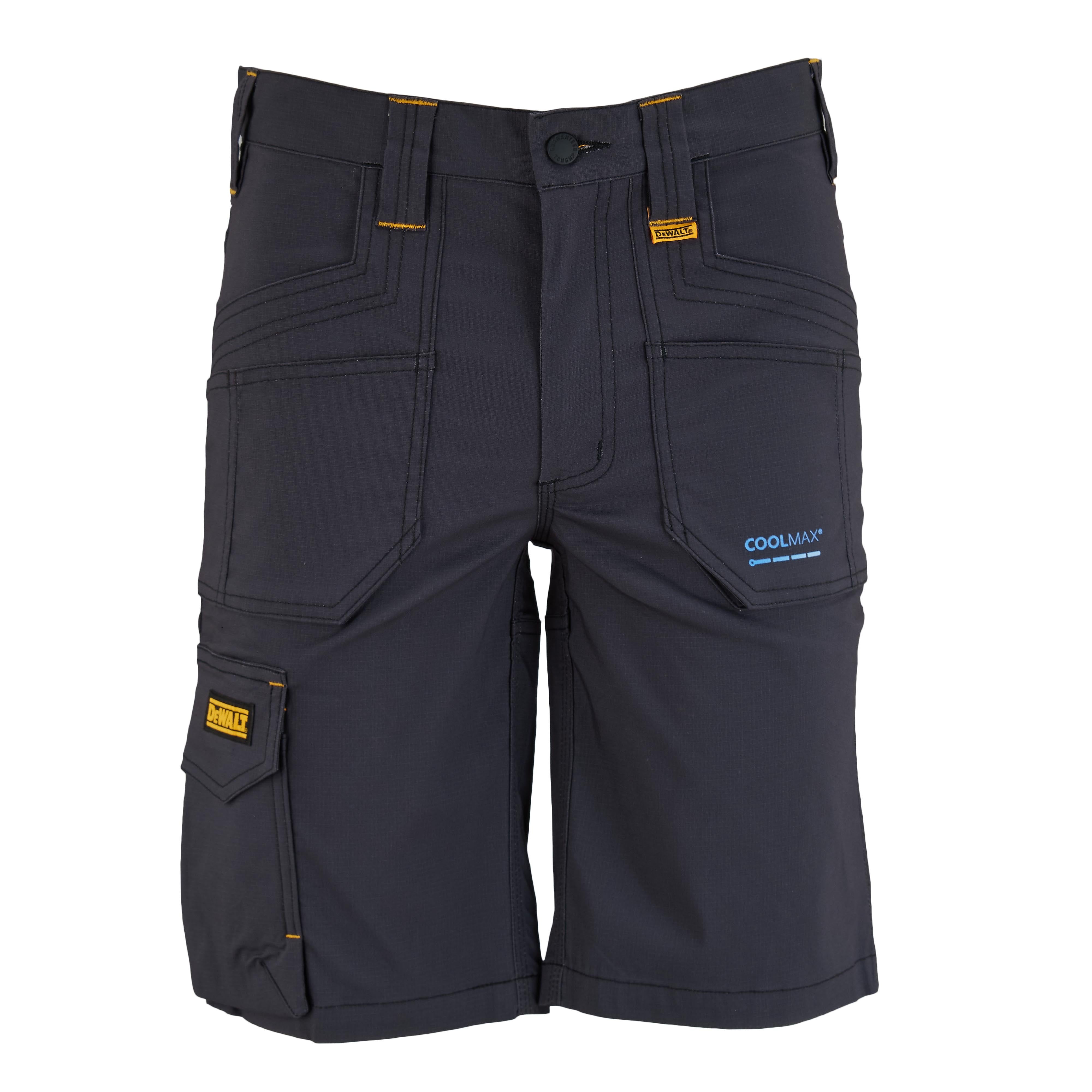 Dual Hose DEWALT Valdez Work Shorts Grey/Black 32