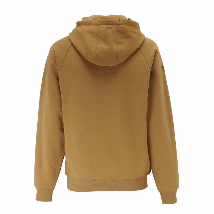 DEWALT Berlin Men's Cotton Poly, Water Resistant, Regular Fit Hoodie, Dijon, Rear View