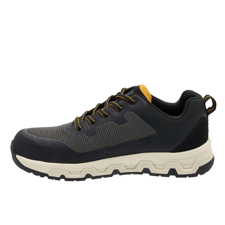 DEWALT Campbell Low Men's Lightweight, Aluminium Toe, Work Safety Trainer, Black, Instep View