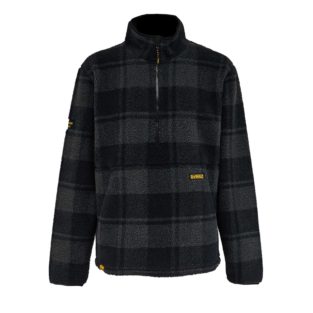 DEWALT Debden Men's Borg Fleece Half Zip Regular Fit Work Jacket