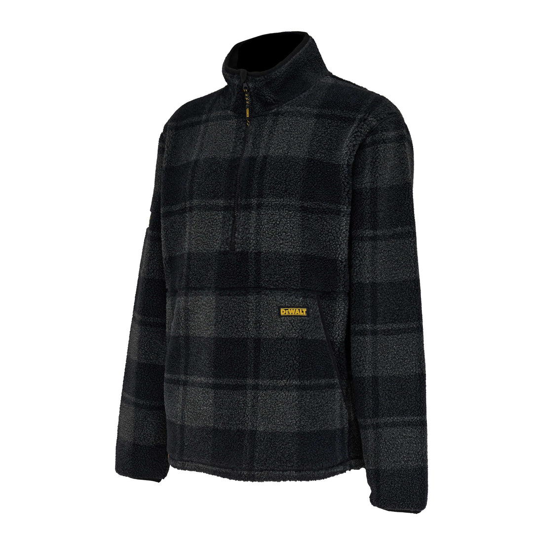 DEWALT Debden Men's Borg Fleece Half Zip Regular Fit Work Jacket