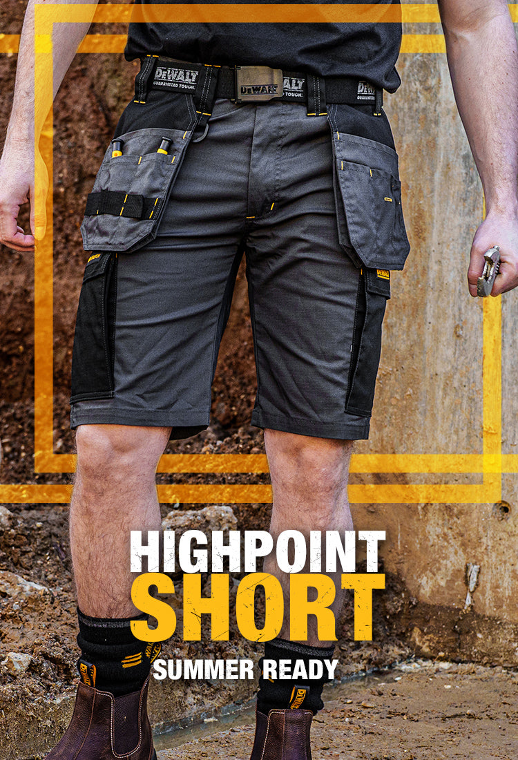 DEWALT High Point shorts, summer ready