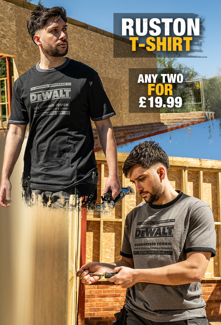 DEWALT Ruston T Shirt, any two for £19.99