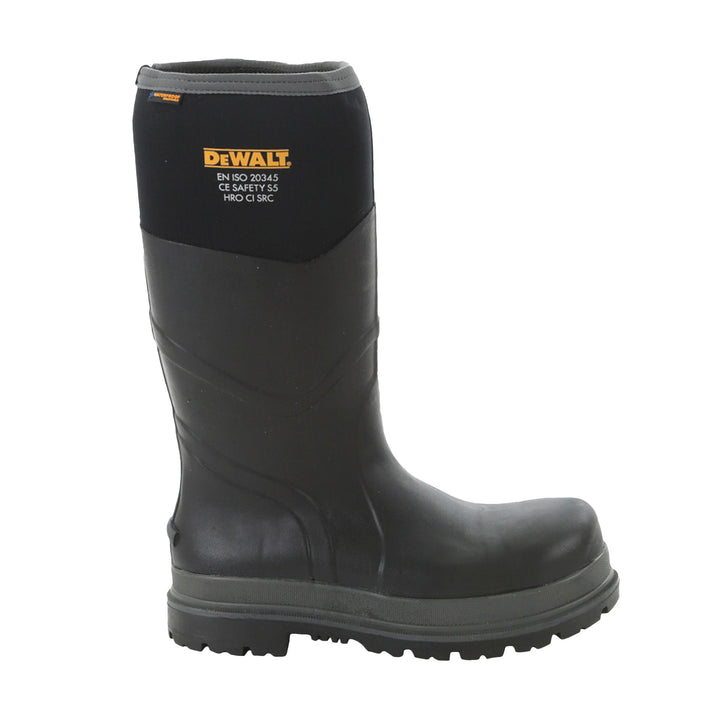 DEWALT Hobart Steel Safety Toe Wellington Boot Side View