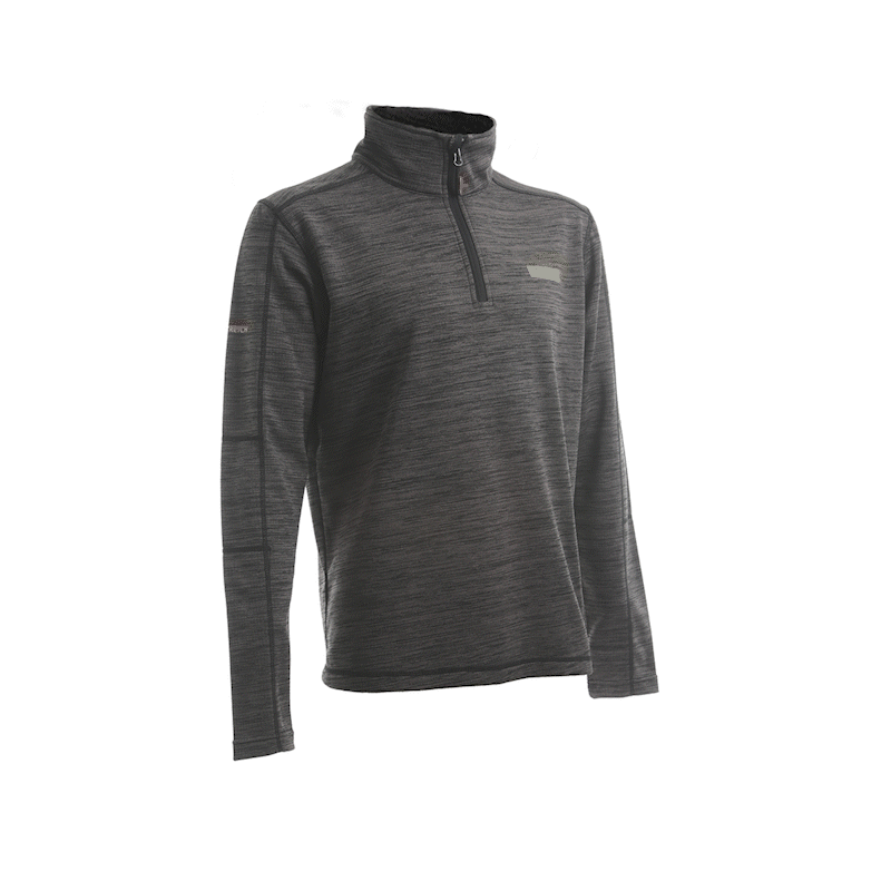 DEWALT Jonesborough Men's Stretch Quarter Zip Top, Grey, 360 View