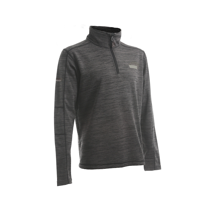 DEWALT Jonesborough Men's Stretch Quarter Zip Top, Grey, 360 View