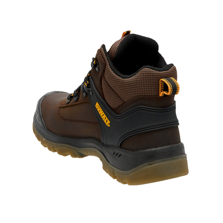 DEWALT North Dakota Steel Toe, Safety Work Boot 3/4 Heel View Facing Left