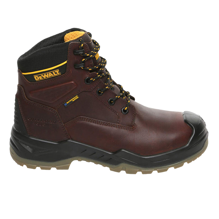 DEWALT Oakridge Waterproof, Steel Toe Cap, Safety Work Boot Tan side view