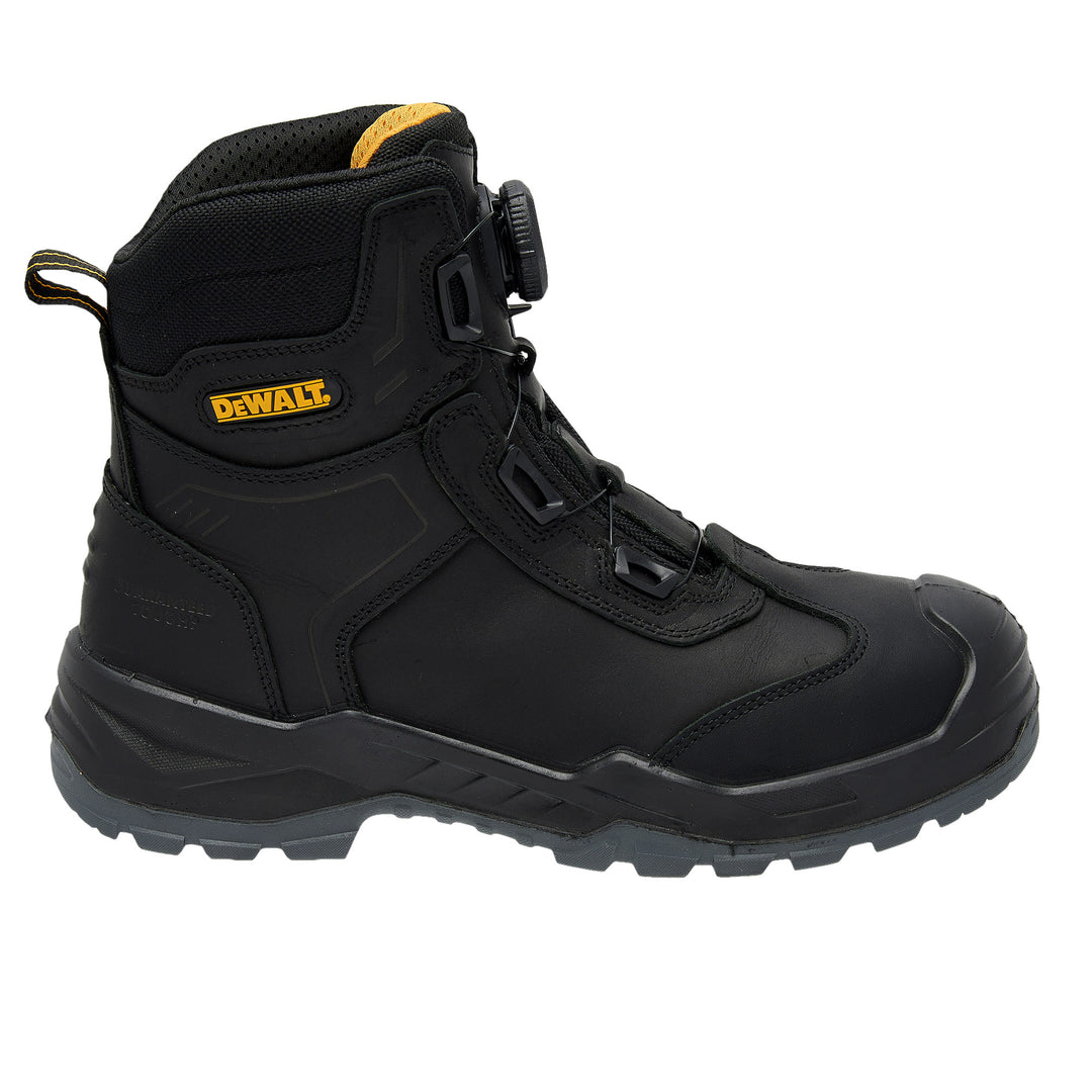 DEWALT Richardson BOA Nubuck Safety Boot, Black Side View