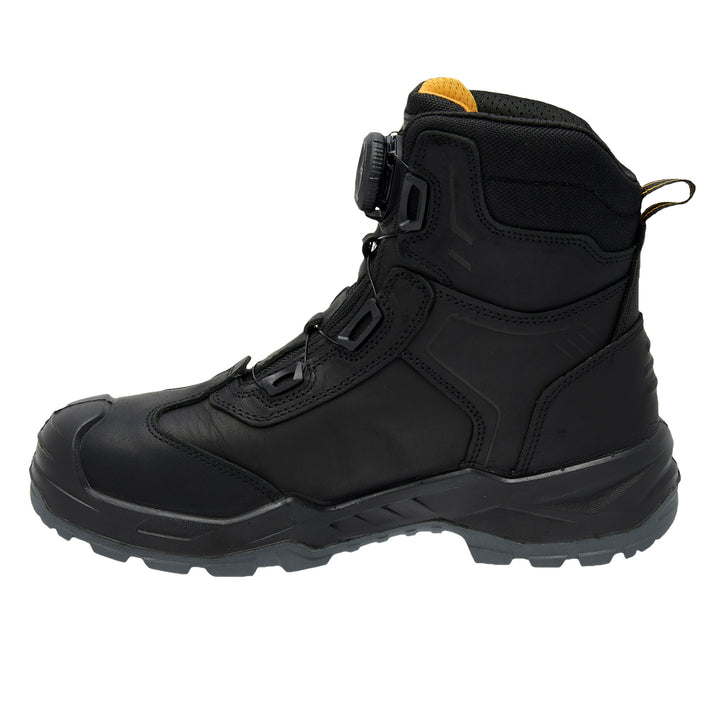 DEWALT Richardson BOA Nubuck Safety Boot, Black Instep View