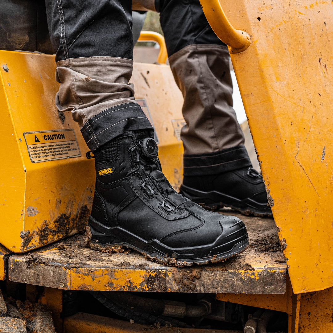DEWALT Richardson BOA Nubuck Safety Boot, Black Model View Close