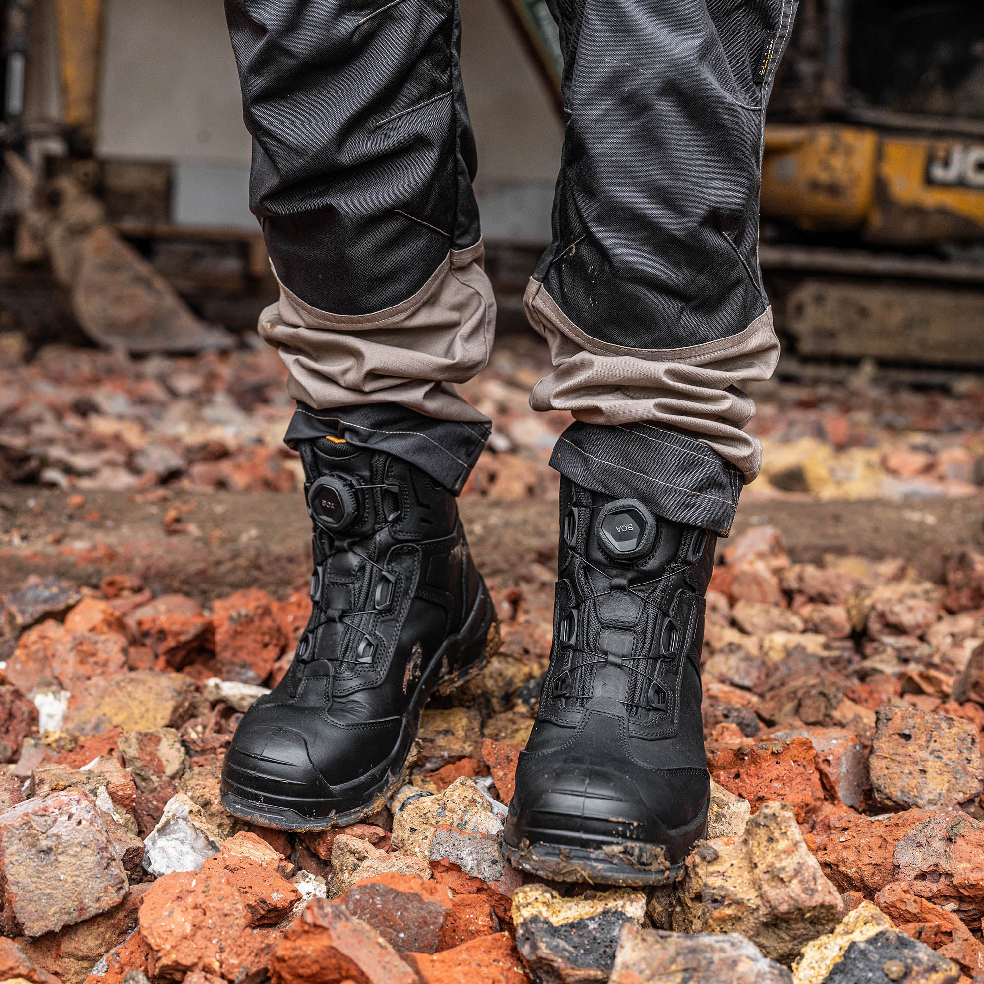 DEWALT Richardson Mens BOA Nubuck Leather Wide Fit Steel Safety T DEWALT Workwear UK