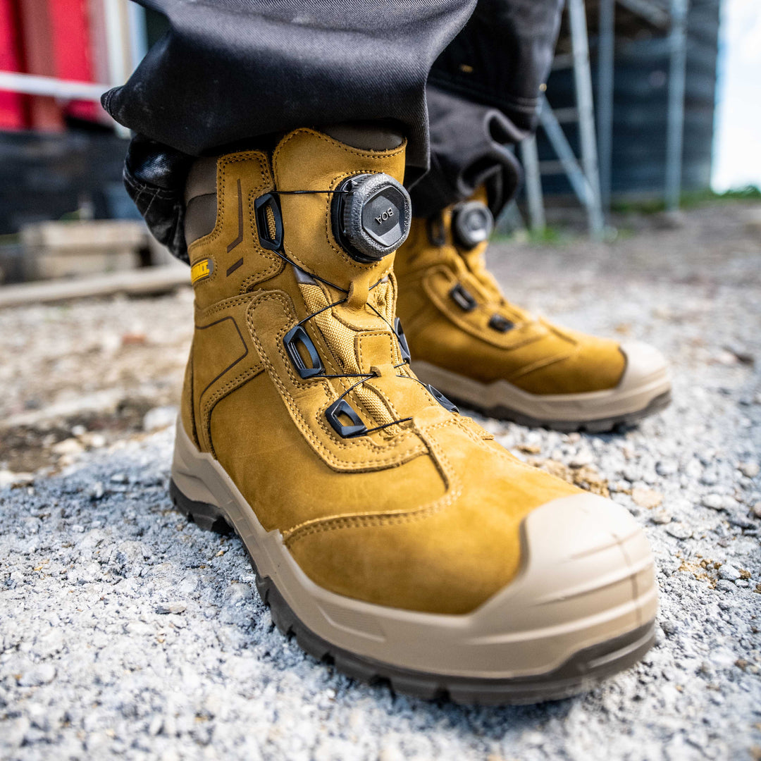DEWALT Richardson BOA Steel Toe Safety Boot Clay Model Shot Close