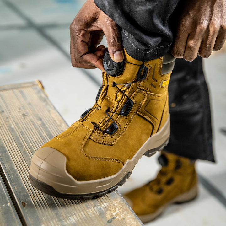 DEWALT Richardson BOA Steel Toe Safety Boot Clay Model Shot Close