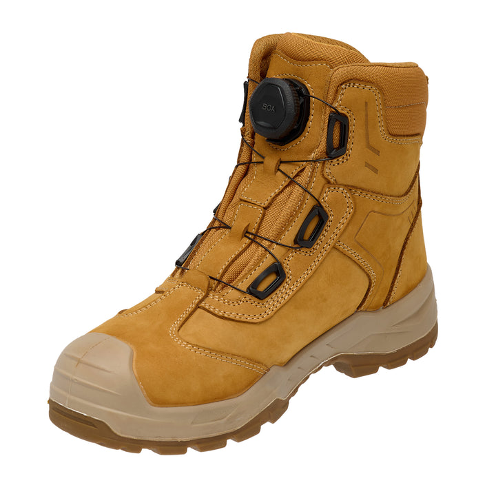DEWALT Richardson BOA Nubuck Safety Boot, Honey Instep 3/4 View