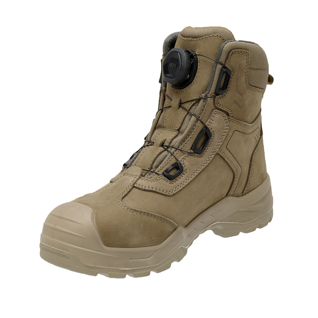 DEWALT Richardson BOA Nubuck Safety Boot, Stone 3/4 View