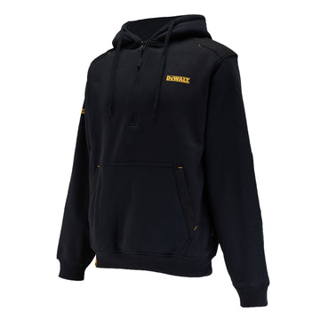 DEWALT Tough Hoodie Cordura Reinforced Quarter Zip Hooded