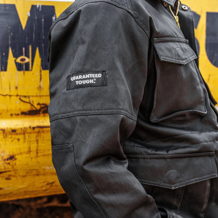 DEWALT Wilmington Men's Waterproof Waxed Cotton Work Jacket