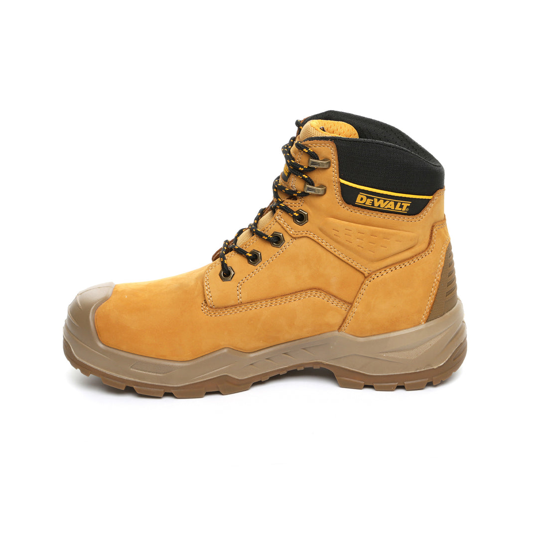 DEWALT Oakridge Waterproof, Steel Toe Cap, Safety Work Boot Honey Instep view
