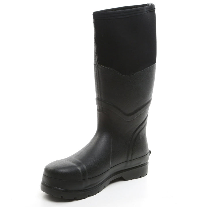 DEWALT Edmonston Waterproof Steel Toe Safety Boot Black Instep View