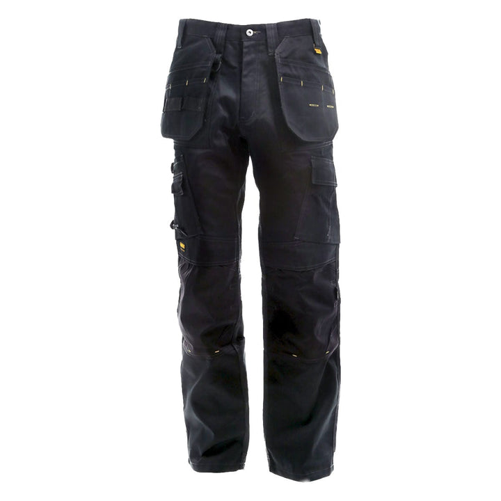 DEWALT Pro Tradesman Loose Fit Trouser Black Front View