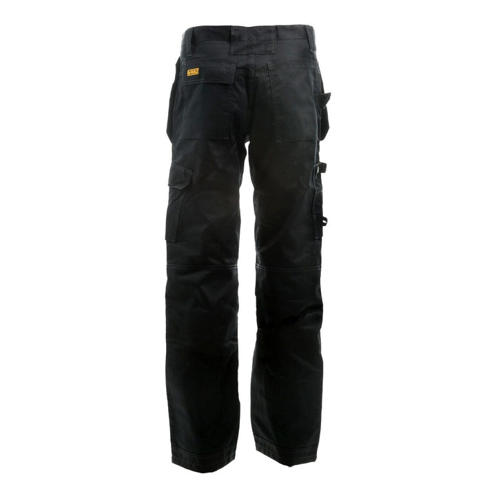 DEWALT Pro Tradesman Loose Fit Trouser Black Rear View