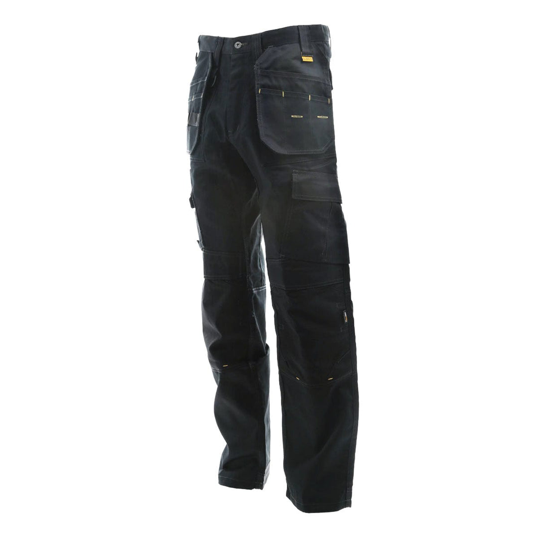 DEWALT Pro Tradesman Loose Fit Trouser Black 3/4 View