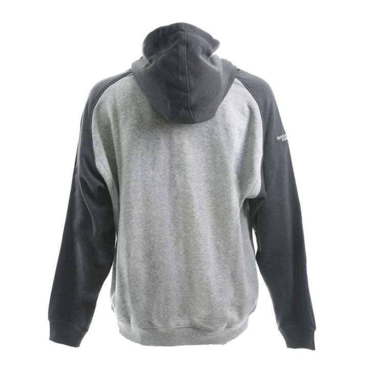 DEWALT Cyclone Hooded Sweatshirt Grey Rear View