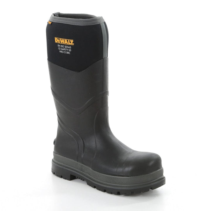 DEWALT Hobart Steel Safety Toe Wellington Boot 3/4 View