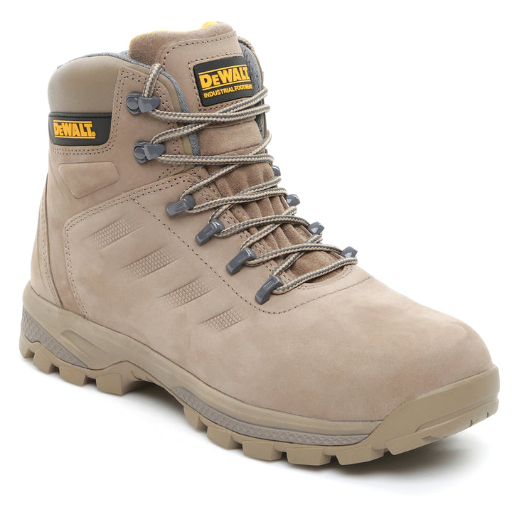 DEWALT Sharpsburg Steel Toe Safety Boot Stone 3/4 View