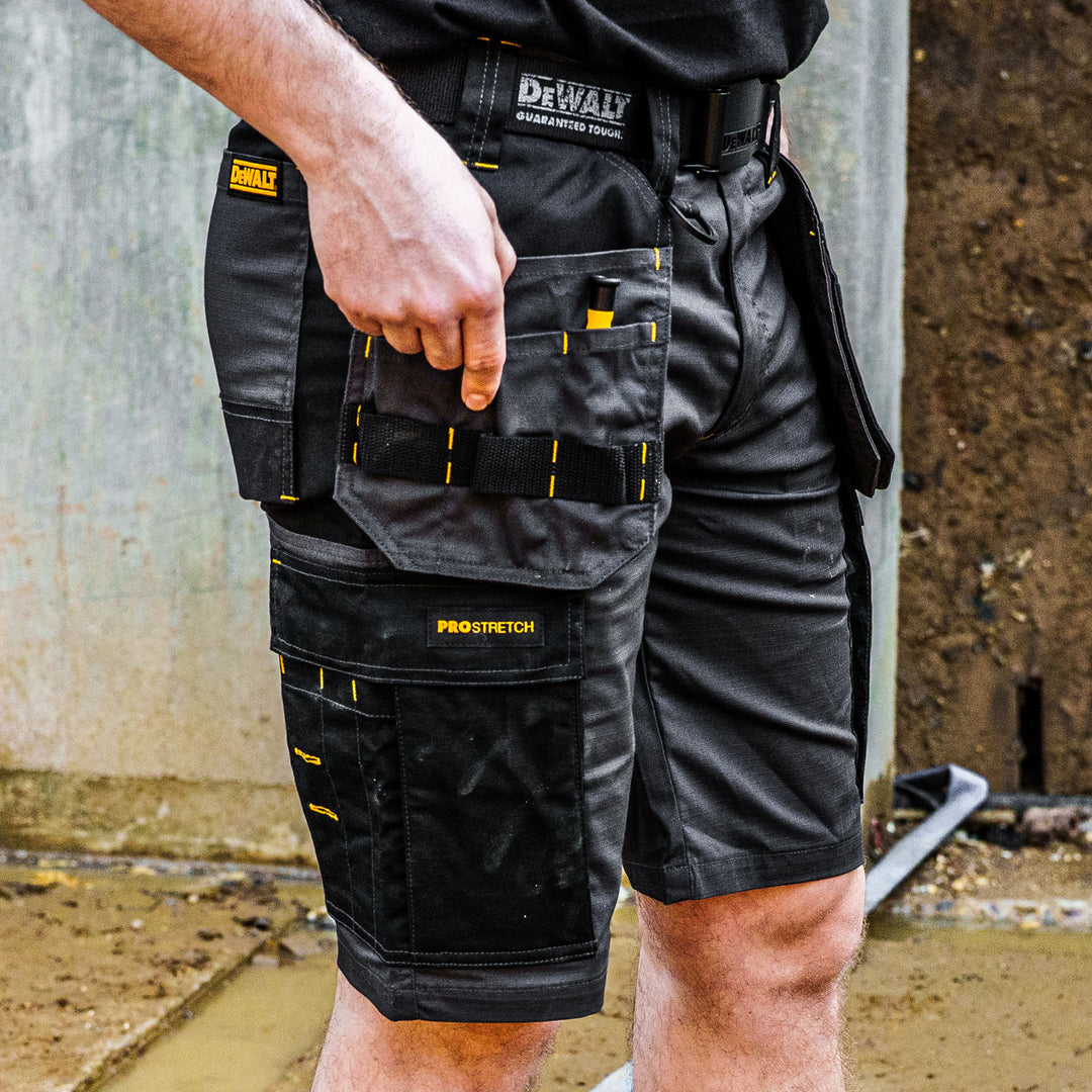 DEWALT High Point Pro-Stretch Slim Fit Holster Pocket Shorts – DeWalt  Workwear UK