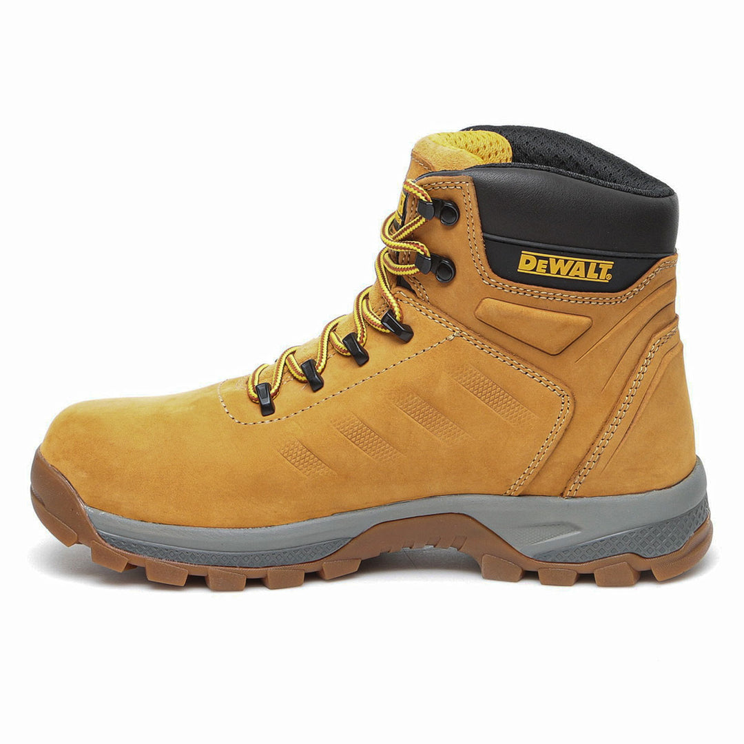 DEWALT Sharpsburg Steel Toe Safety Boot Honey Instep View